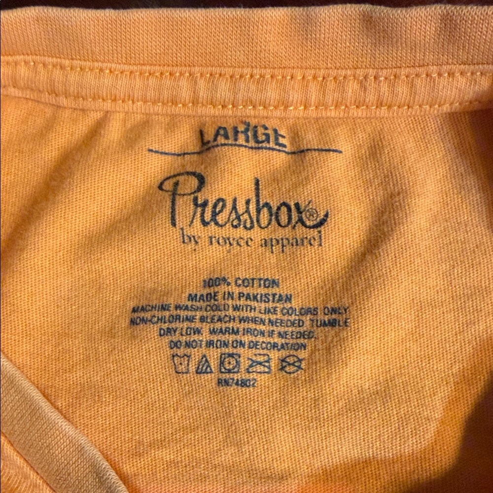 Pressbox Tennessee Vols Orange Short Sleeve Tee - Picture 2 of 4